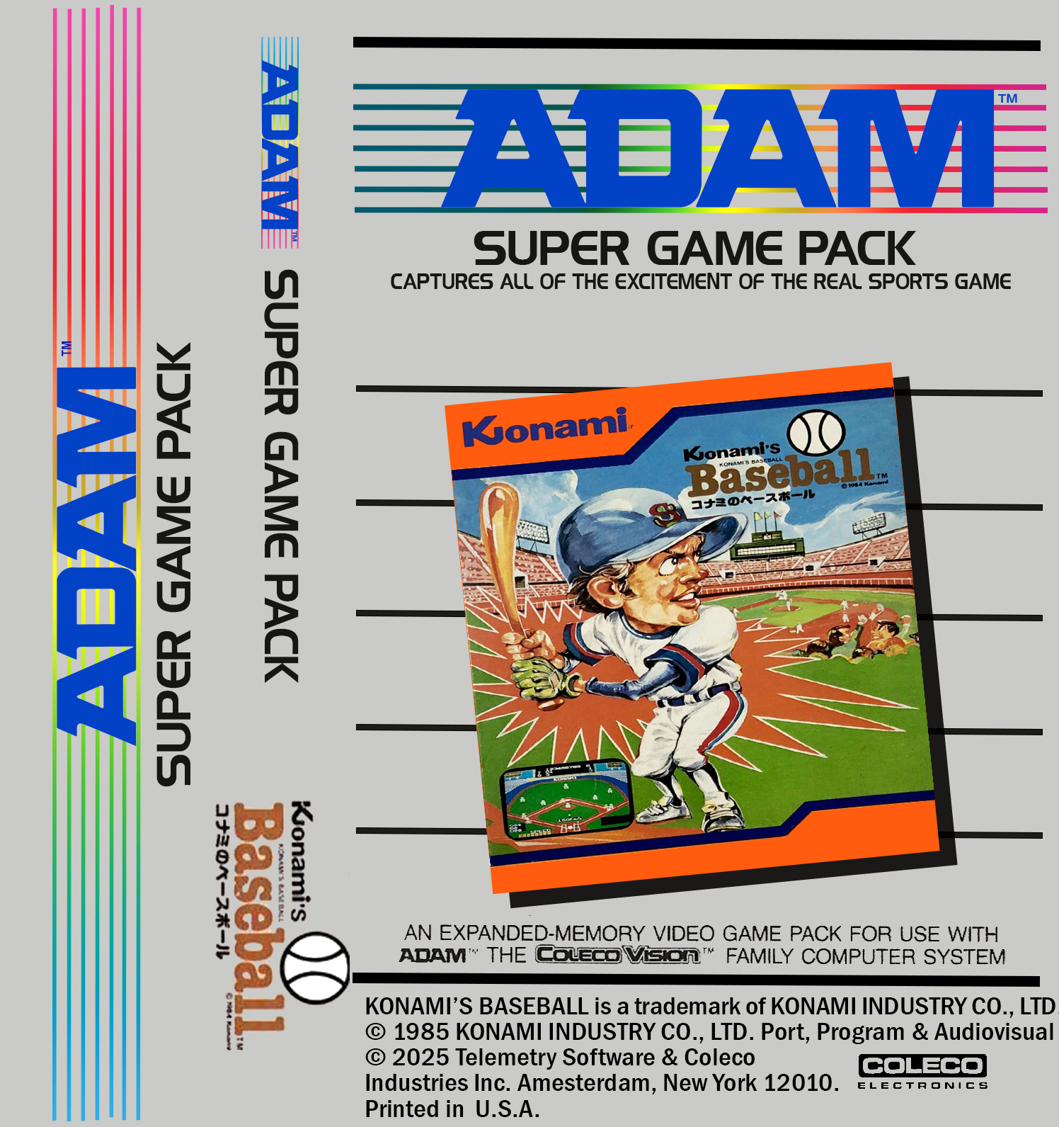 Konami Baseball Data Pack